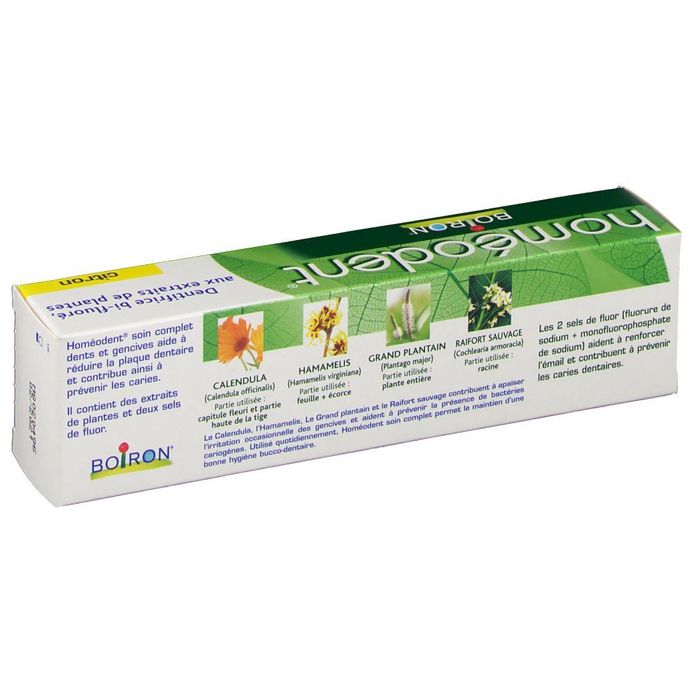 homéodent® Soin Complet Dents et Gencives Dentifrice Citron