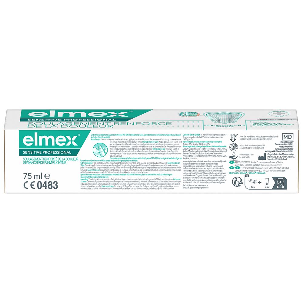 elmex® SENSITIVE PROFESSIONAL™ Dentifrice PRO-ARGIN