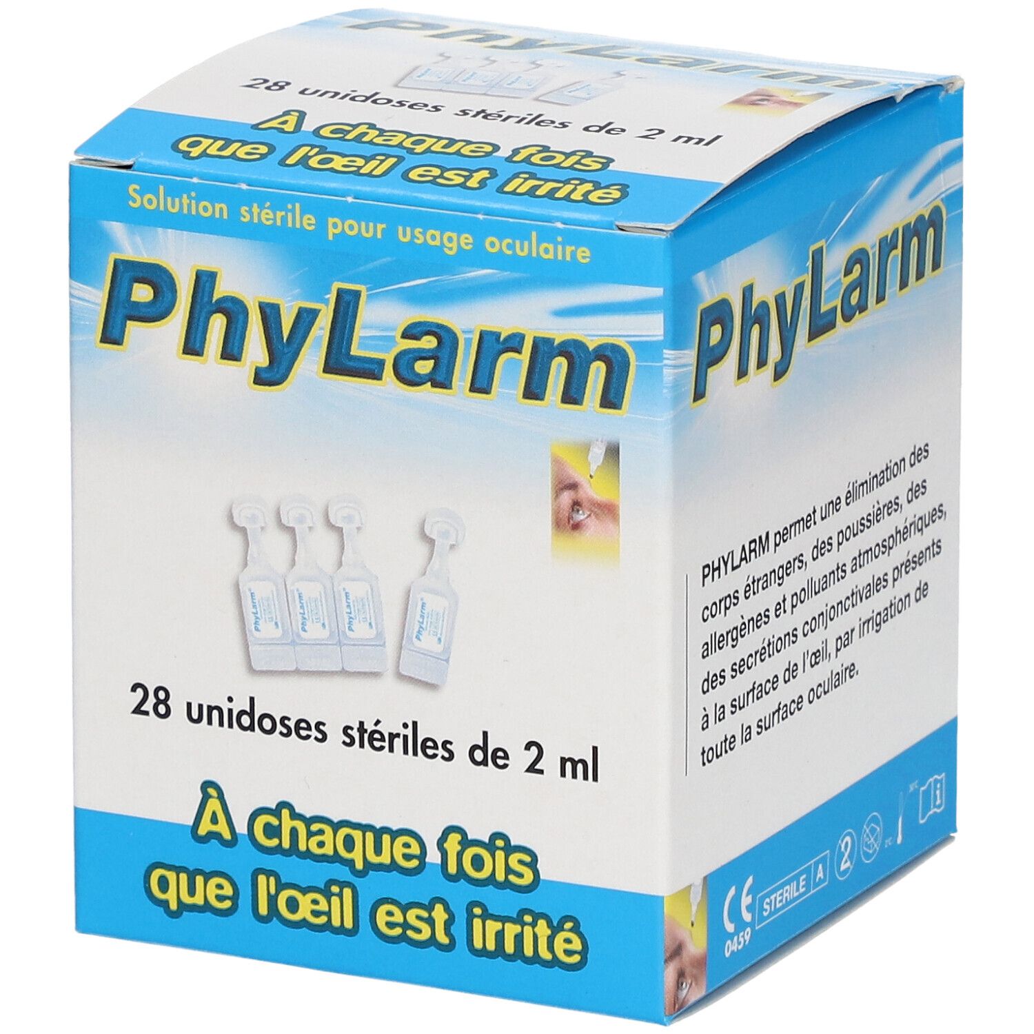 Physiodose Sérum physiologique stérile 40x5 ml - Redcare Pharmacie