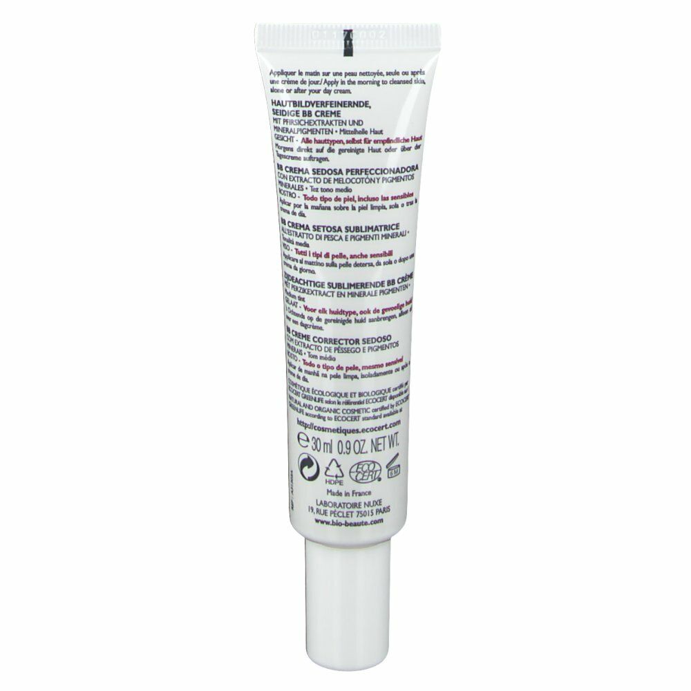 Nuxe Bio-Beauté® BB crème soyeuse perfectrice teinte médium