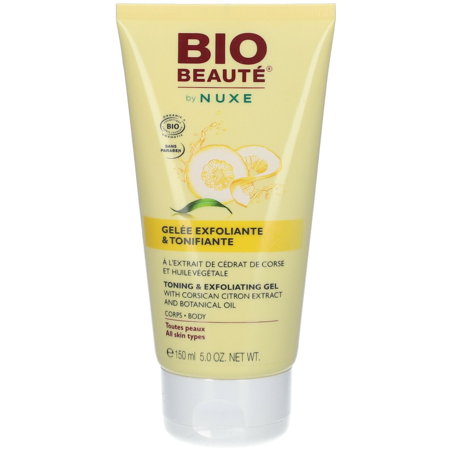 NUXE Bio-Beauté® Gel exfoliant & tonifiant