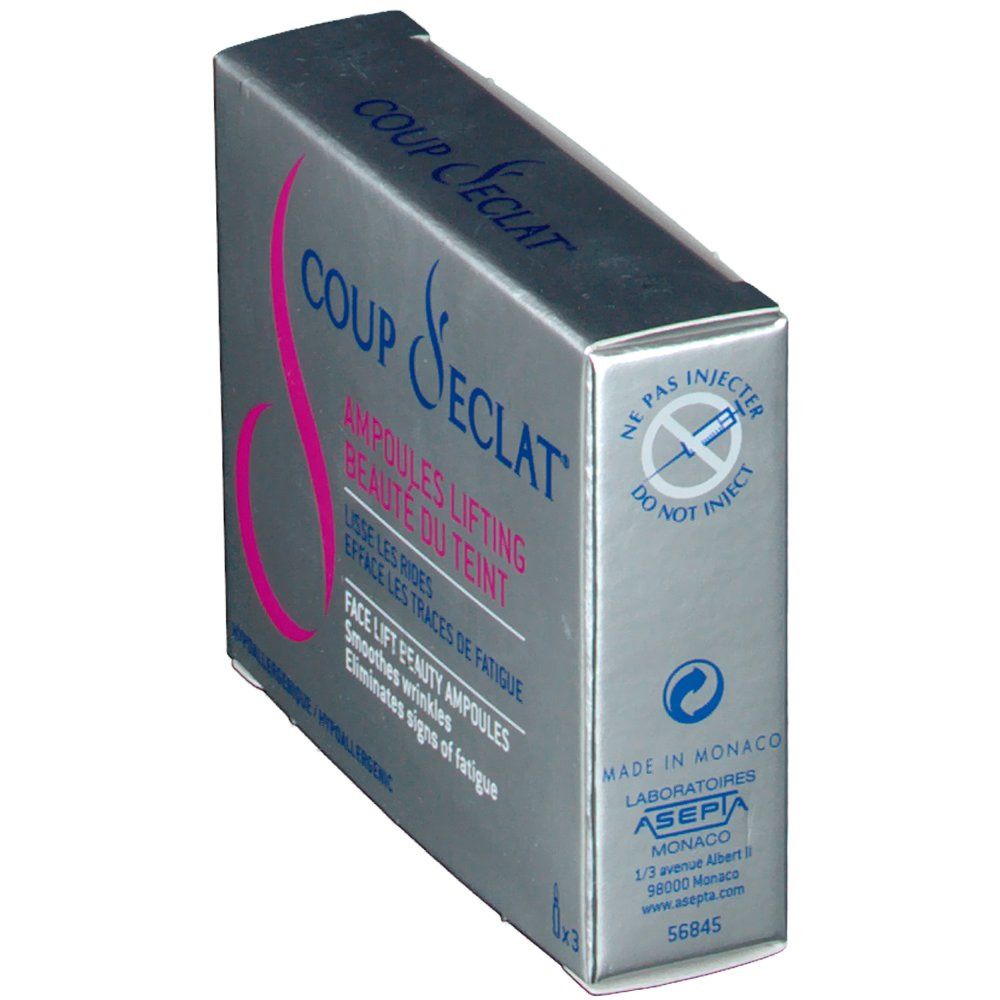 Coup d'éclat® Ampoules lifting beauté du teint