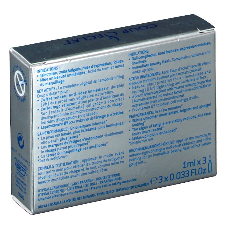 Coup d'éclat® Ampoules lifting beauté du teint