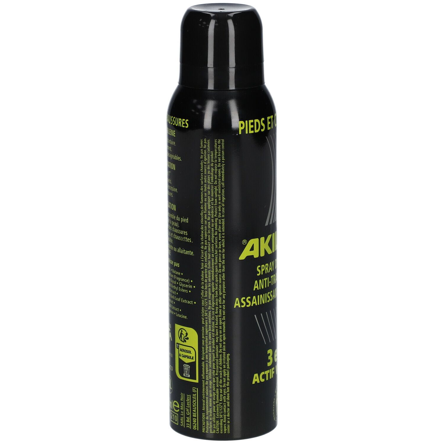 Akileïne spray deo pieds et chaussures