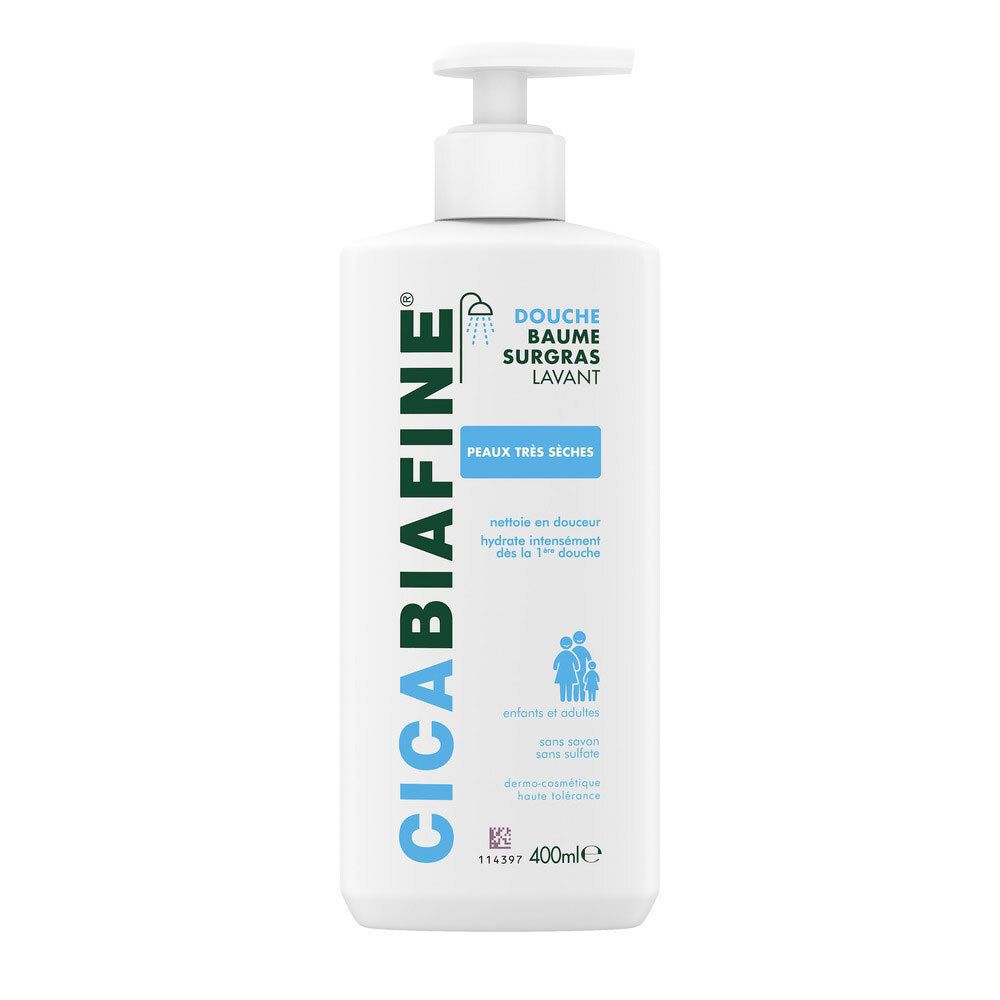 CicaBiafine Baume douche surgras hydratant