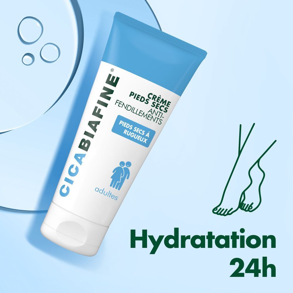 Cicabiafine Crème pieds secs anti-fendillements 100 ml