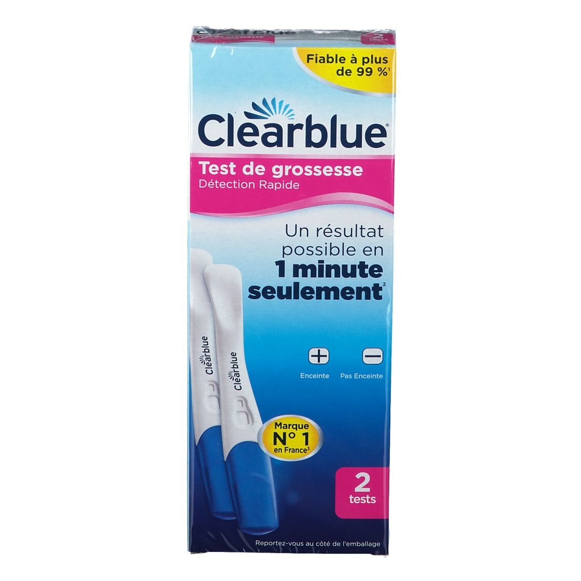Clearblue® Test de Grossesse Détection Rapide