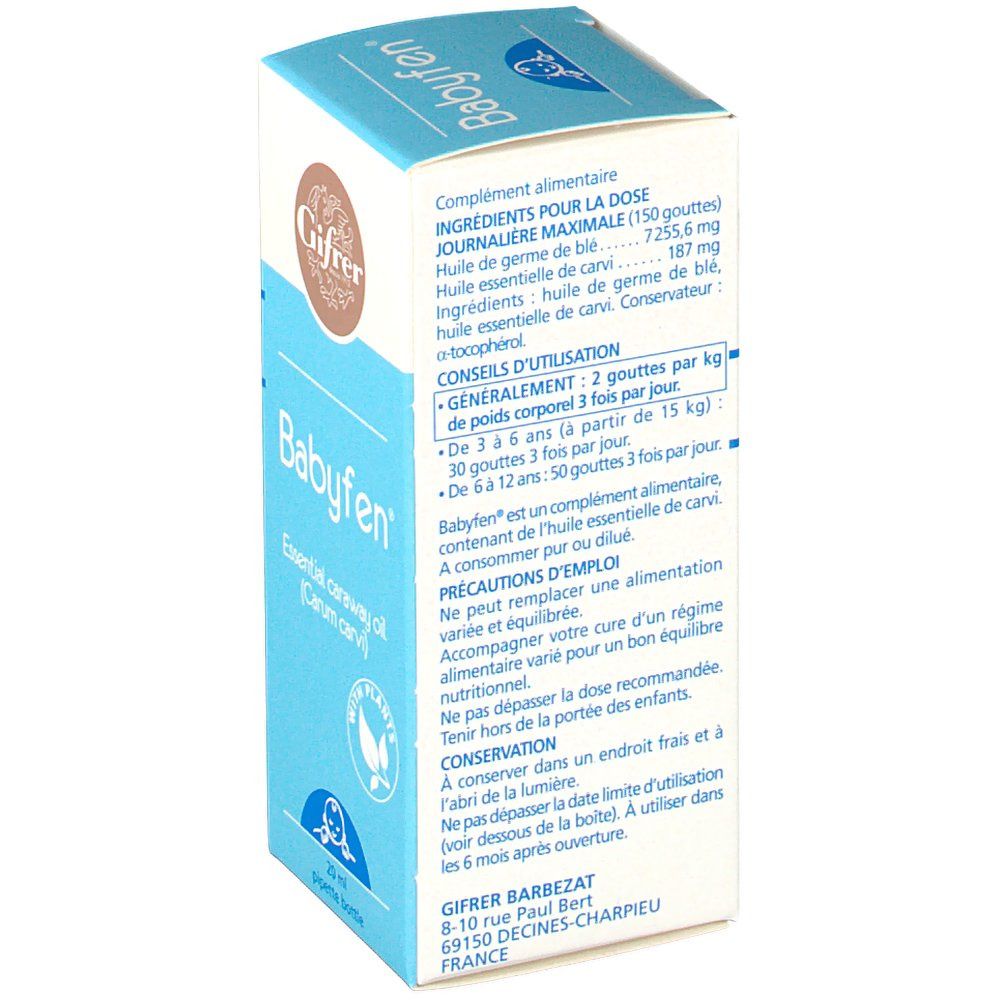 Gifrer Babyfen huiles essentielles