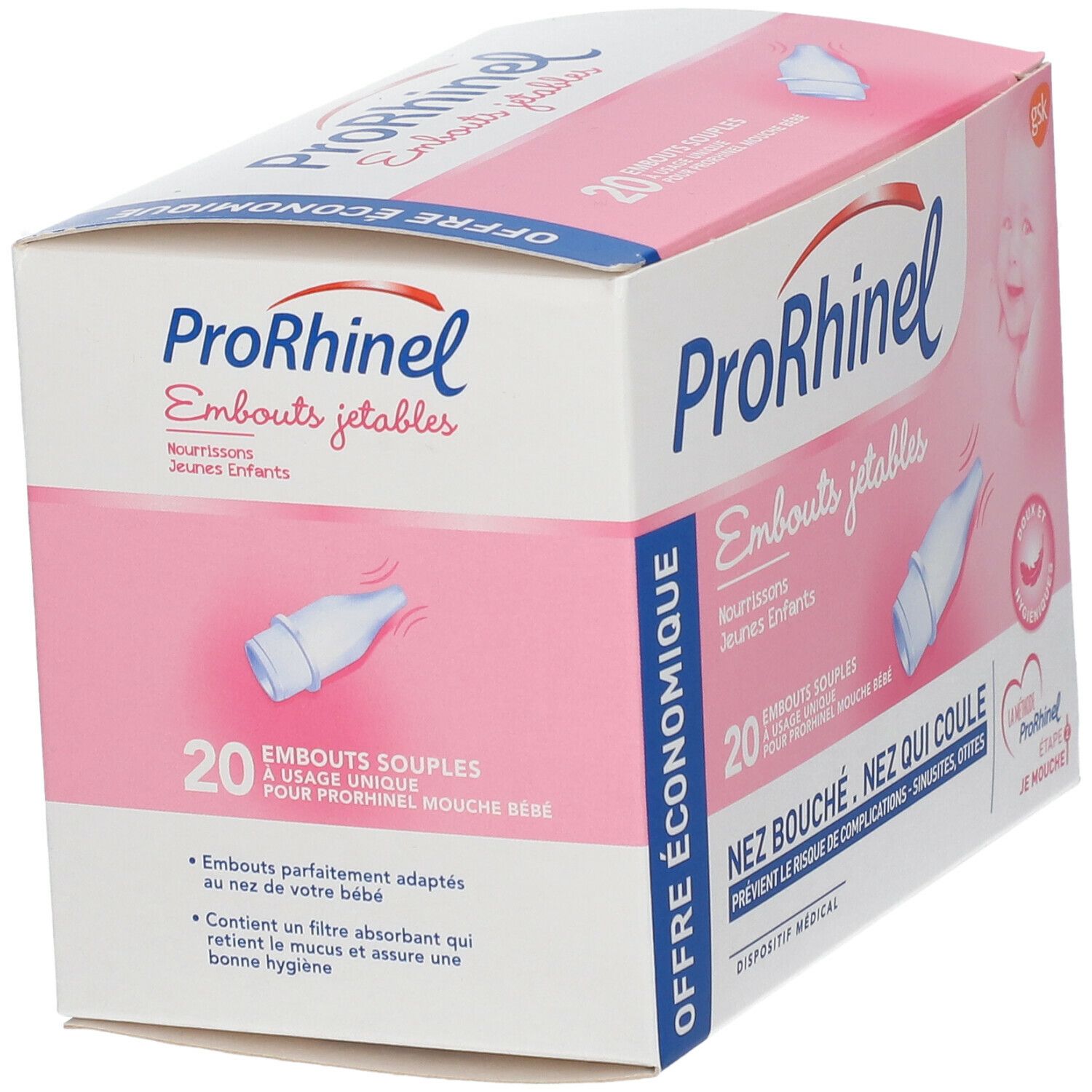 ProRhinel® embouts jetables souples 20 pc(s) - Redcare Pharmacie