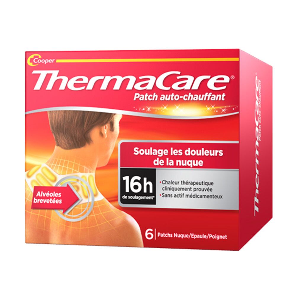 Thermacare Patch Auto-Chauffant Nuque - Boîte de 6