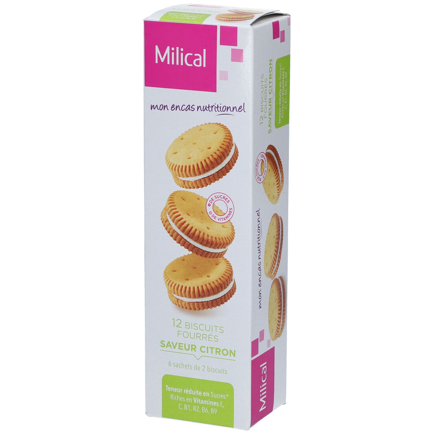 Milical Nutrition Biscuits fourrés Citron
