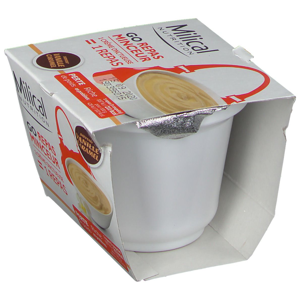 Milical Coupelle repas express vanille-caramel
