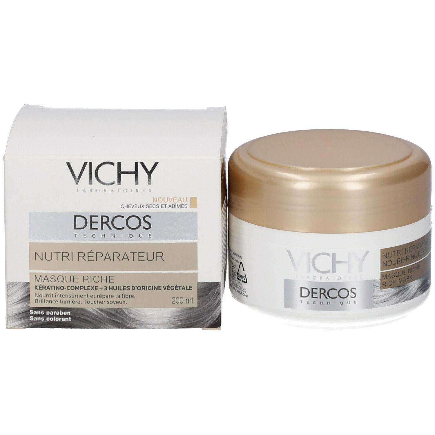 VICHY Dercos Technique Nutriréparateur Masque Riche