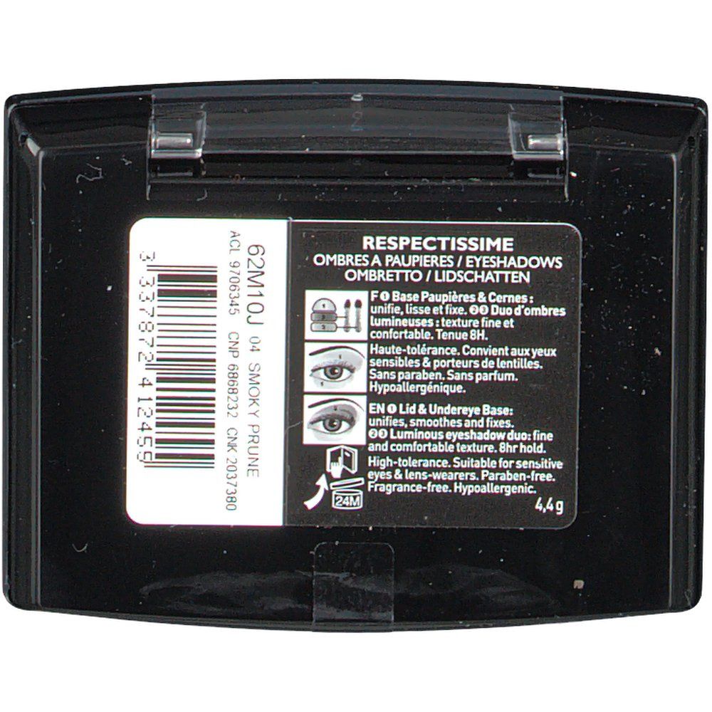 LA ROCHE POSAY RESPECTISSIME Palette ombre douce 04 prune