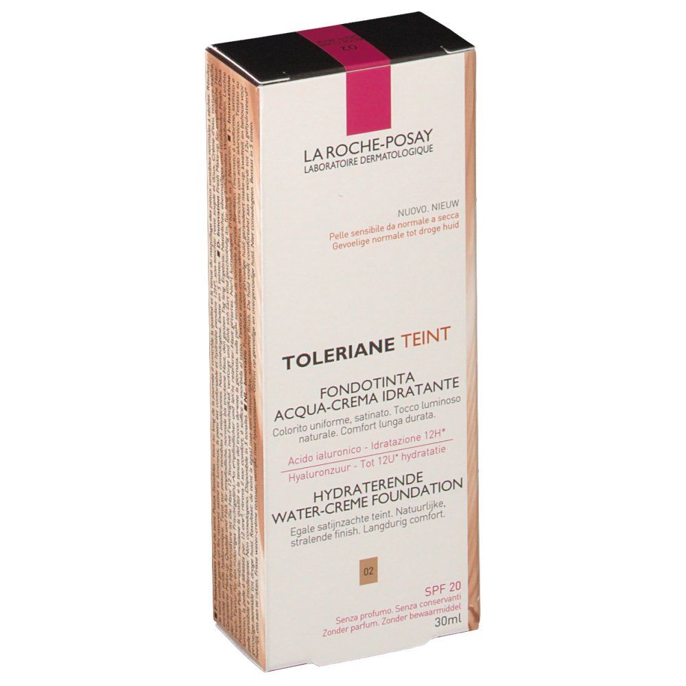 LA ROCHE POSAY TOLÉRIANE Fond de teint crème d'eau hydratante n° 02