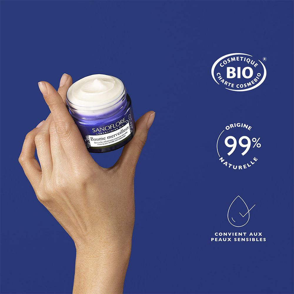 SANOFLORE Merveilleuse baume anti-rides certifié Bio 50ml