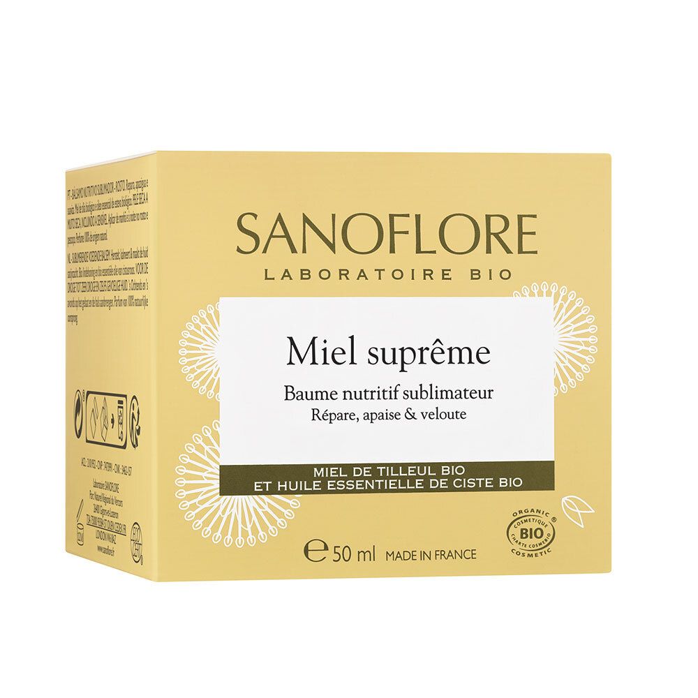 SANOFLORE Miel Suprême Baume nutritif visage certifié bio 50ml