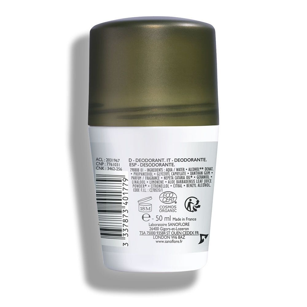 SANOFLORE Déodorant Coton efficacité 24h certifié bio 50ml
