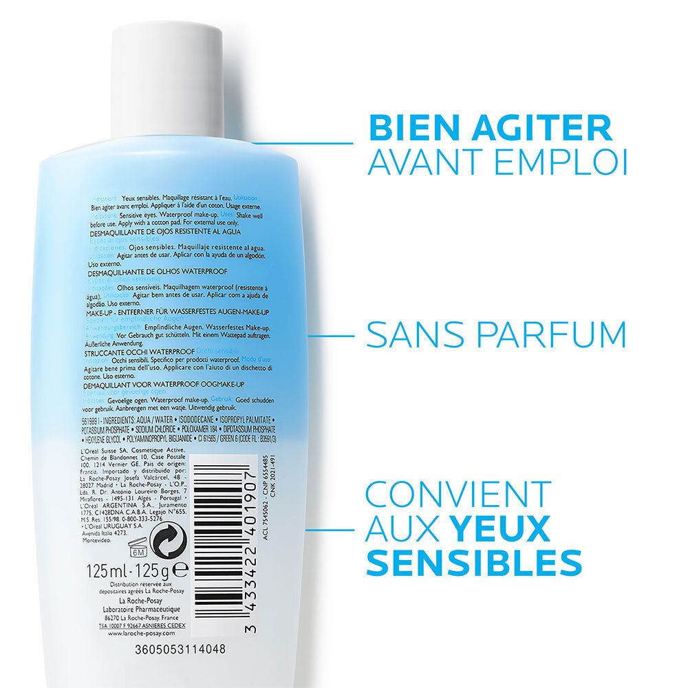 Respectissime Démaquillant Yeux Waterproof Lot de 2 x 125 ml