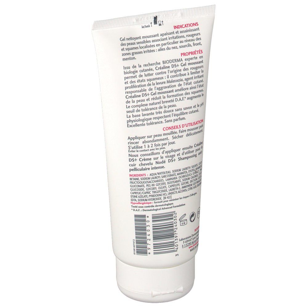 Bioderma Créaline DS+ gel nettoyant apaisant assainissant