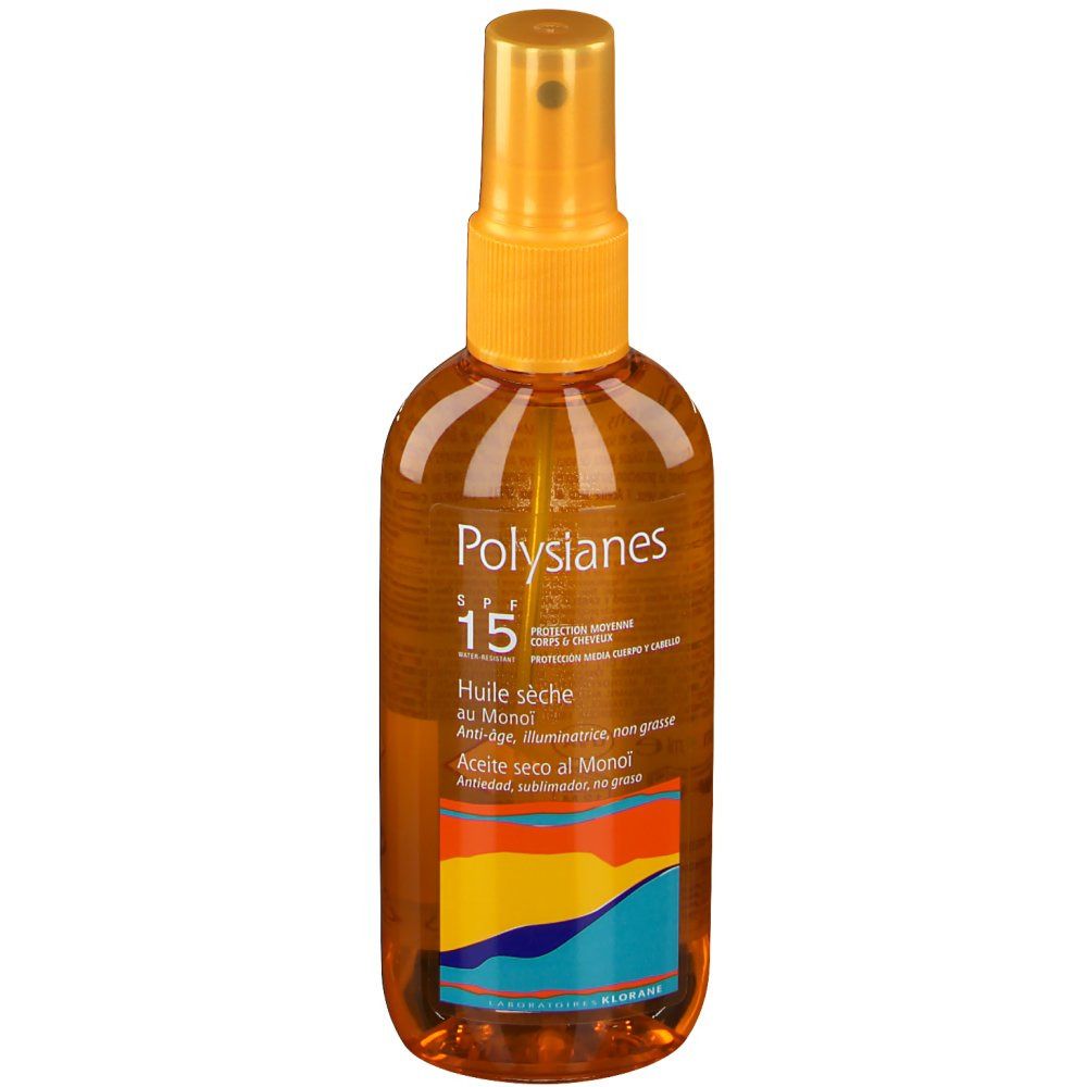 Klorane Polysianes huile sèche SPF 15