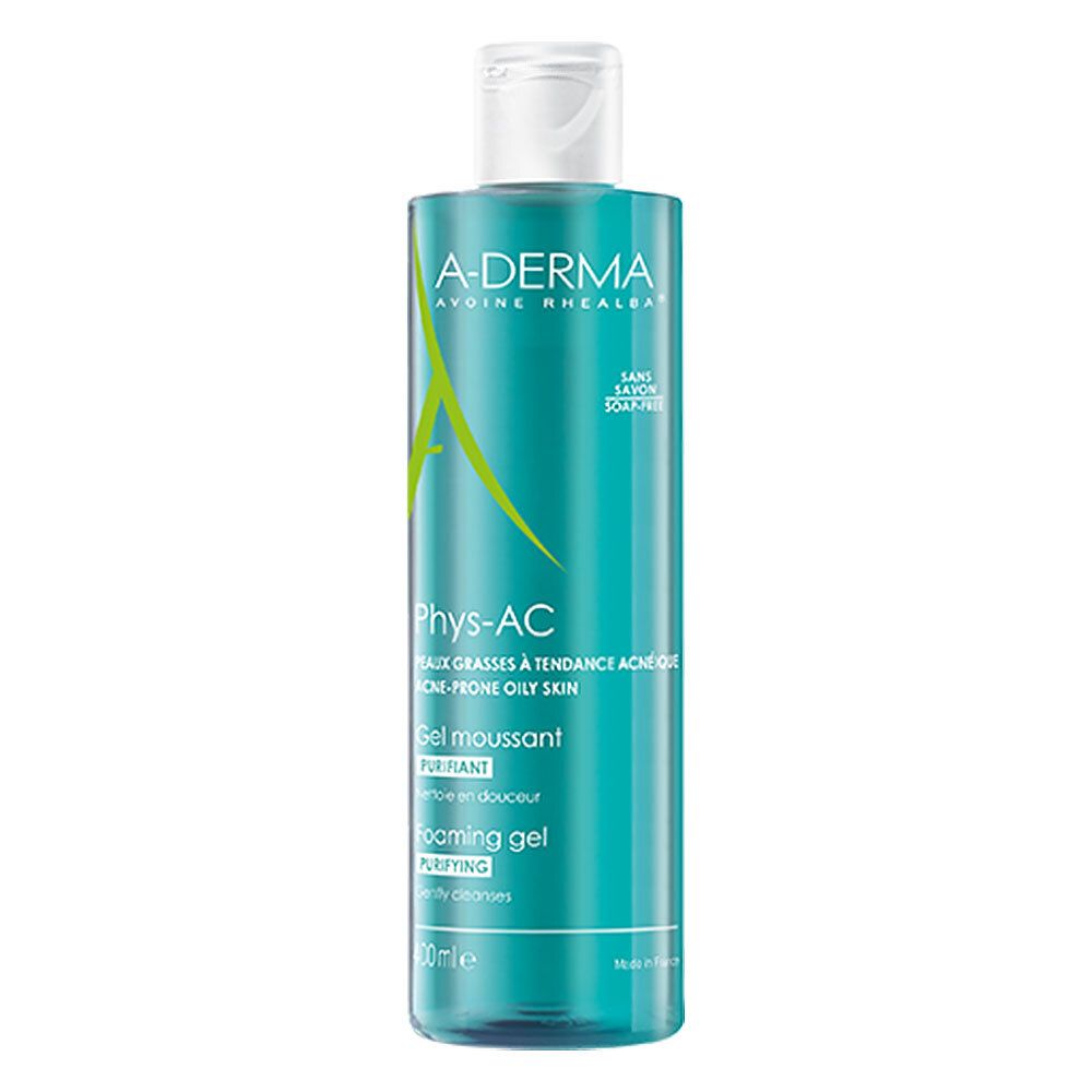 A-DERMA Phys-AC Hydra Gel Moussant Purifiant