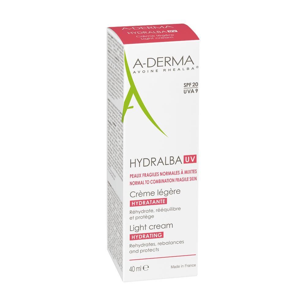 A-Derma Hydralba UV crème hydratante légère SPF 20