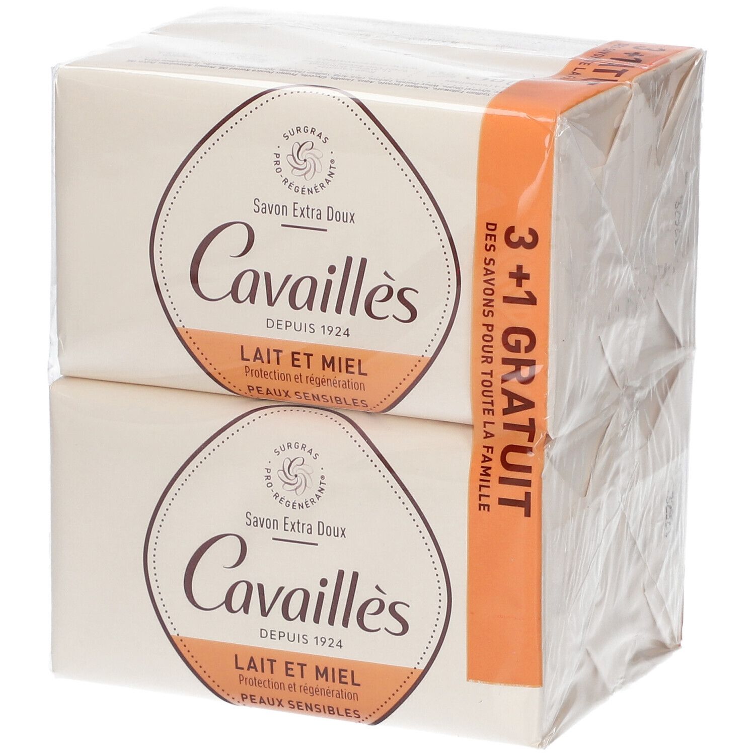 Lot De 4 Savons Surgras Roger Cavaillès à L'huile D'argan Et Amande - 115g Chacun - Neuf