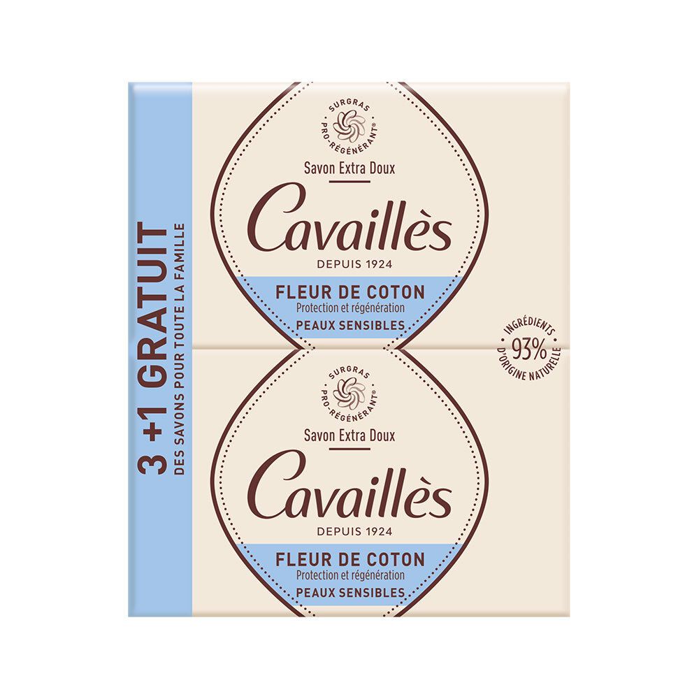 Rogé Cavaillès Savon Extra-Doux Surgras Fleur de coton