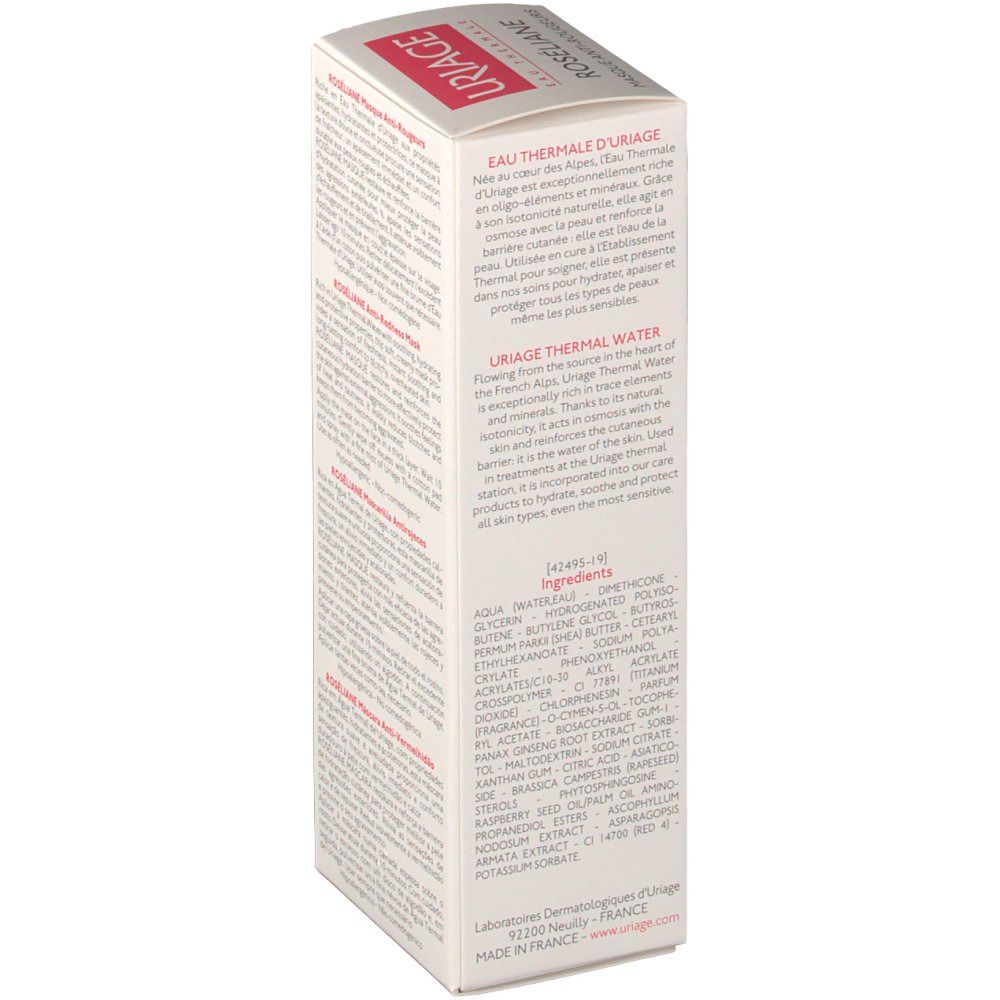 Uriage Roséliane masque anti-rougeurs