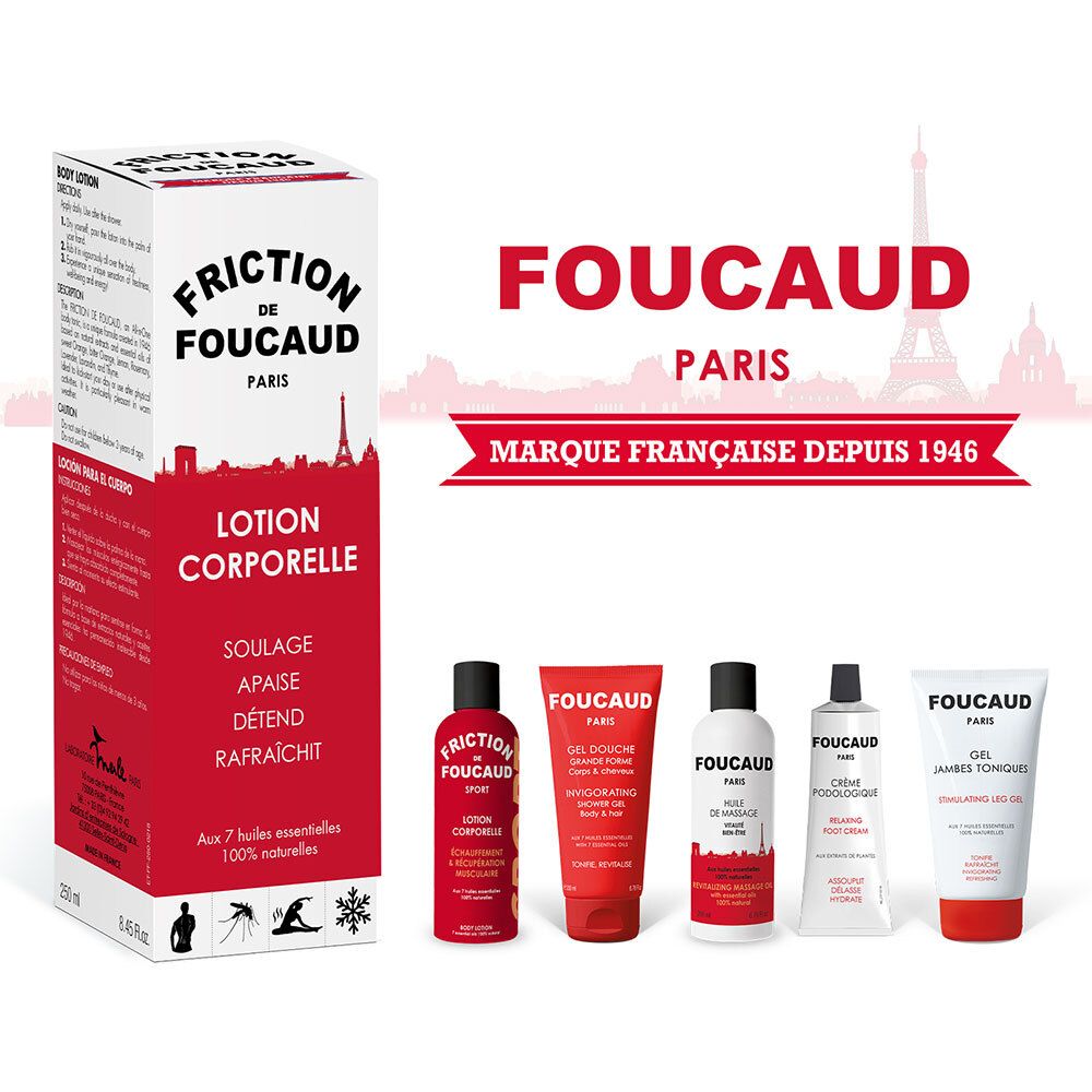 Friction de Foucaud Lotion énergisante rechargable