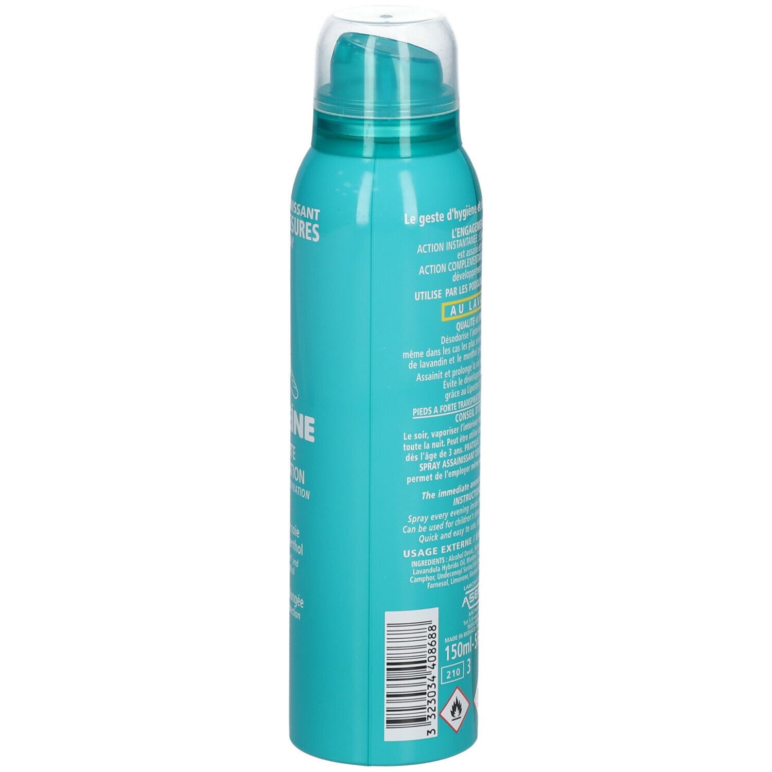 Akileïne® Spray Assainissant Déo-Chaussures