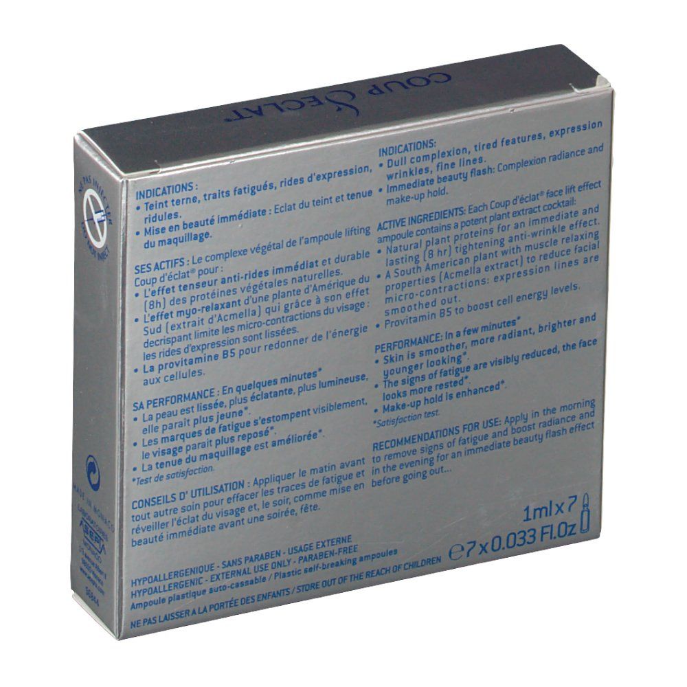 Coup d'éclat® Ampoules lifting beauté du teint