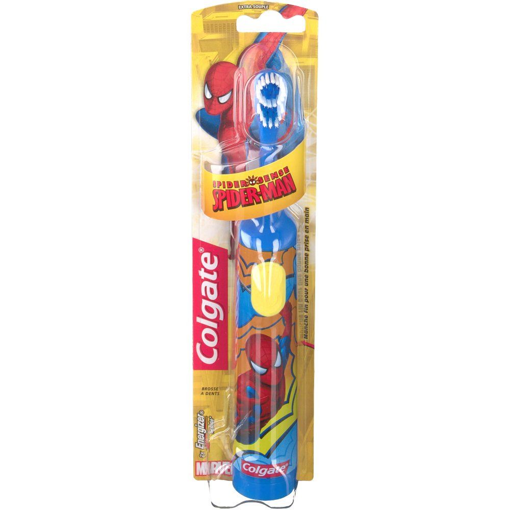 Colgate brosse à dents à piles Spiderman