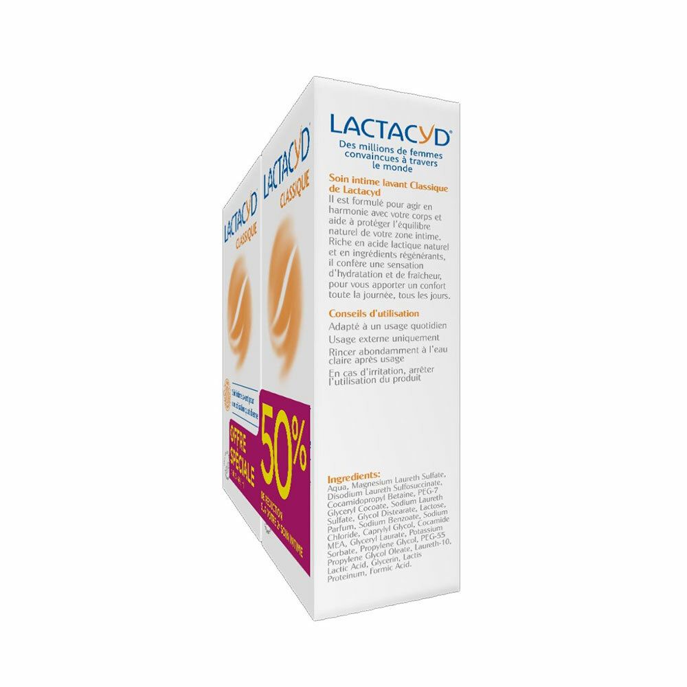 Lactacyd Classique Soin Intime Lavant 200 ml pas cher