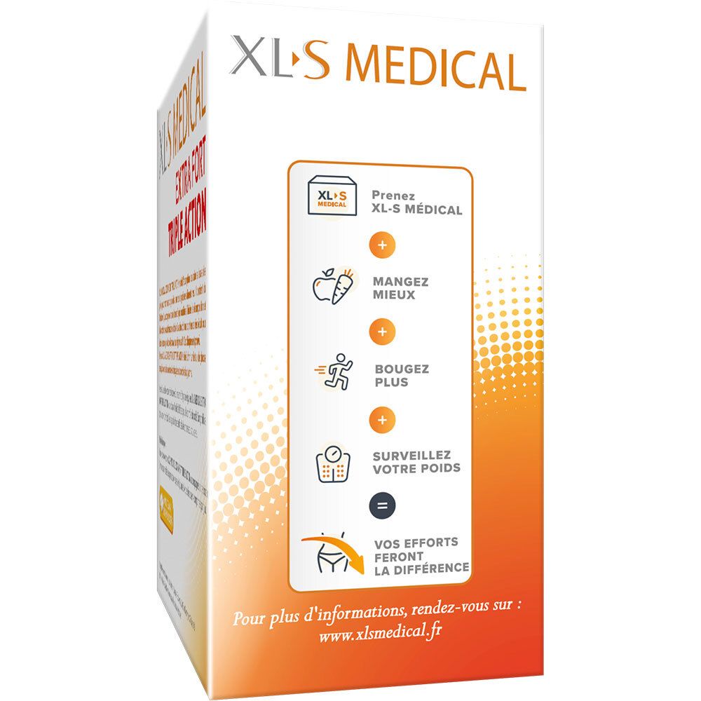 XLS Medical Extra-Fort Aide à la Perte de Poids 120 Comprimés