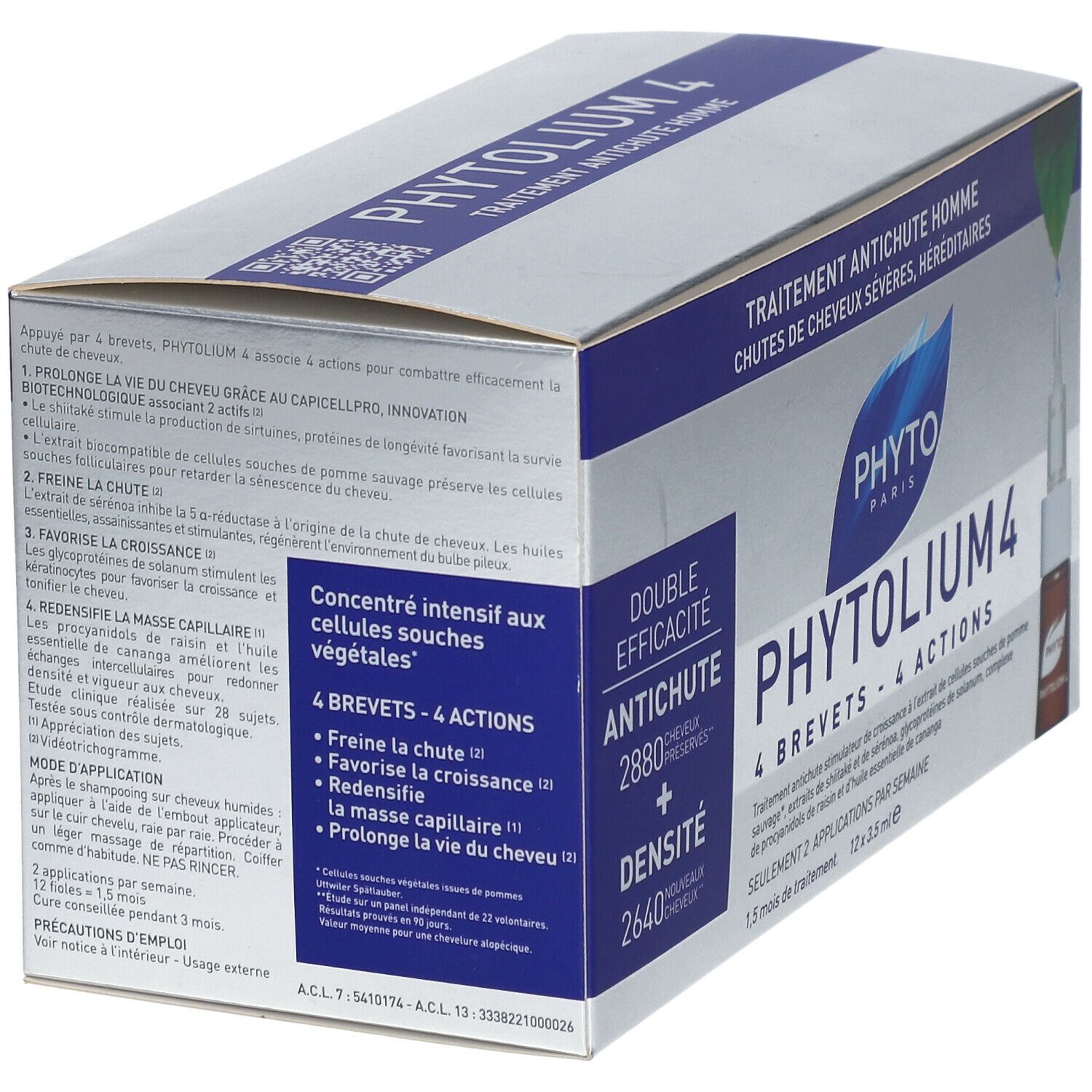 PHYTO PHYTOLIUM 4 Traitement Antichute Homme