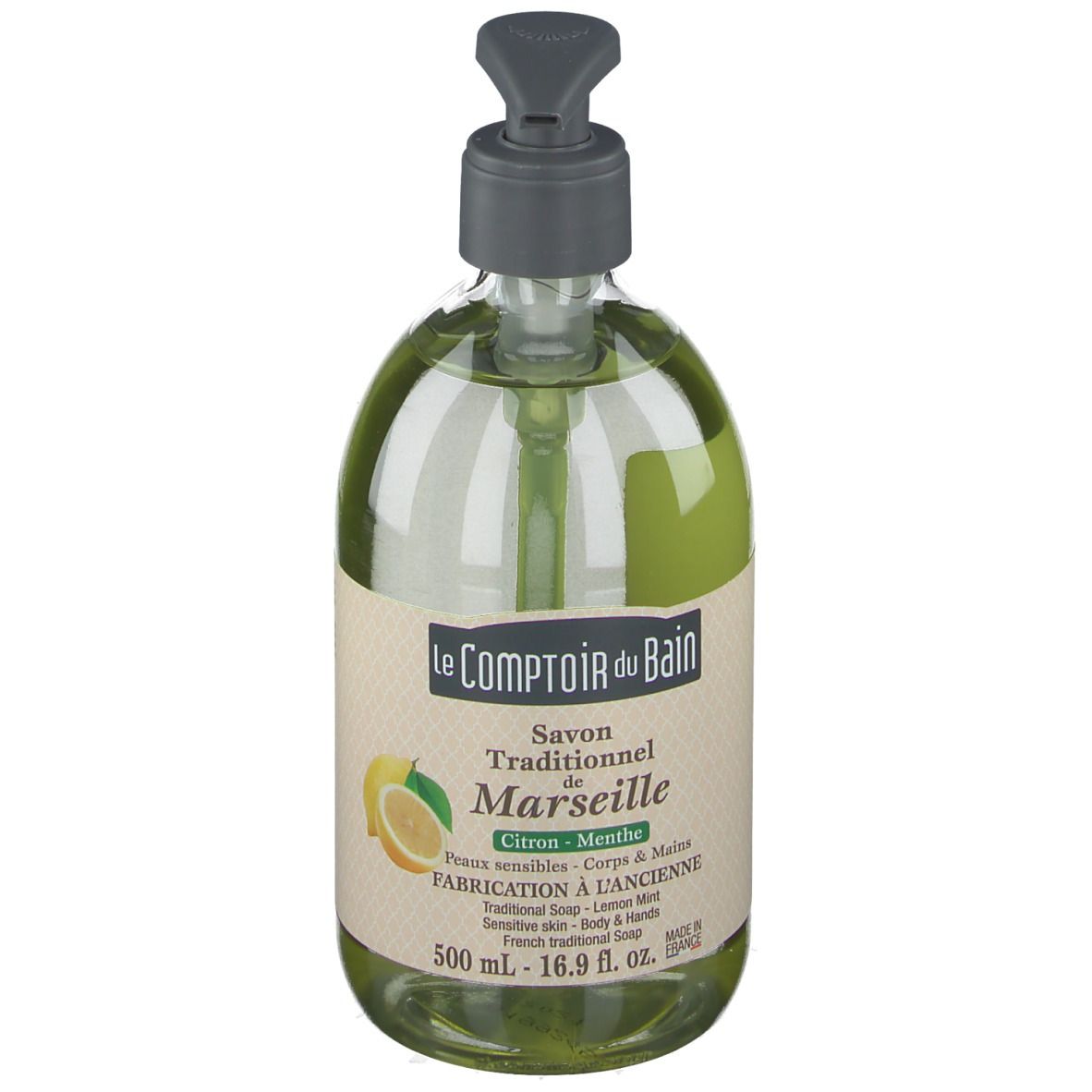 Le Comptoir du Bain savon de Marseille citron menthe