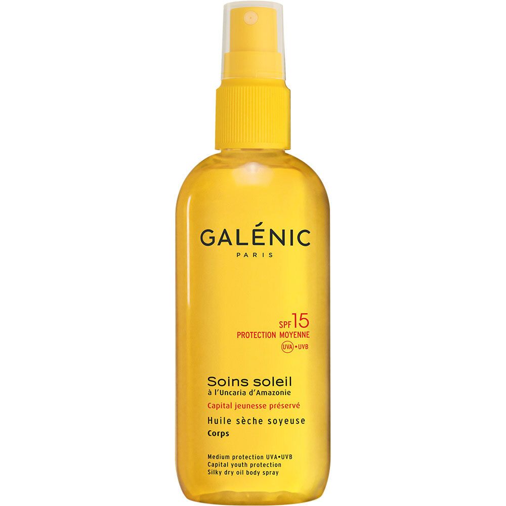 Galénic Soins Soleil huile sèche soyeuse SPF 15