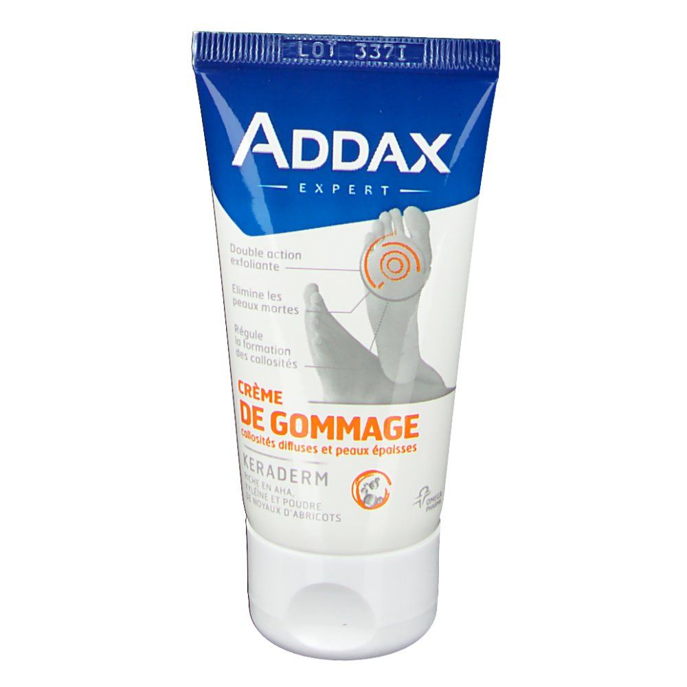 Addax pieds crème de gommage keraderm
