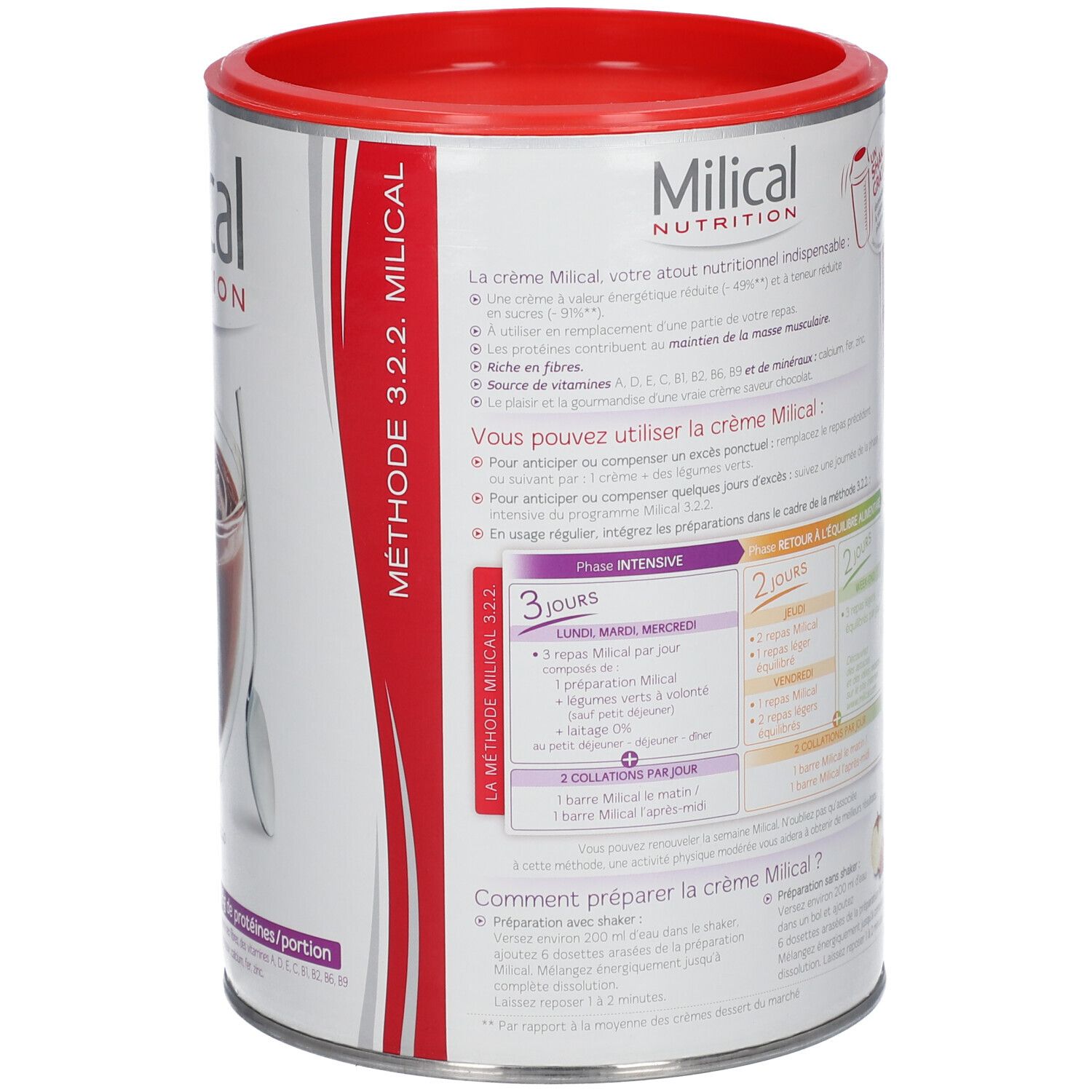 Milical Hyperproteiné crème chocolat