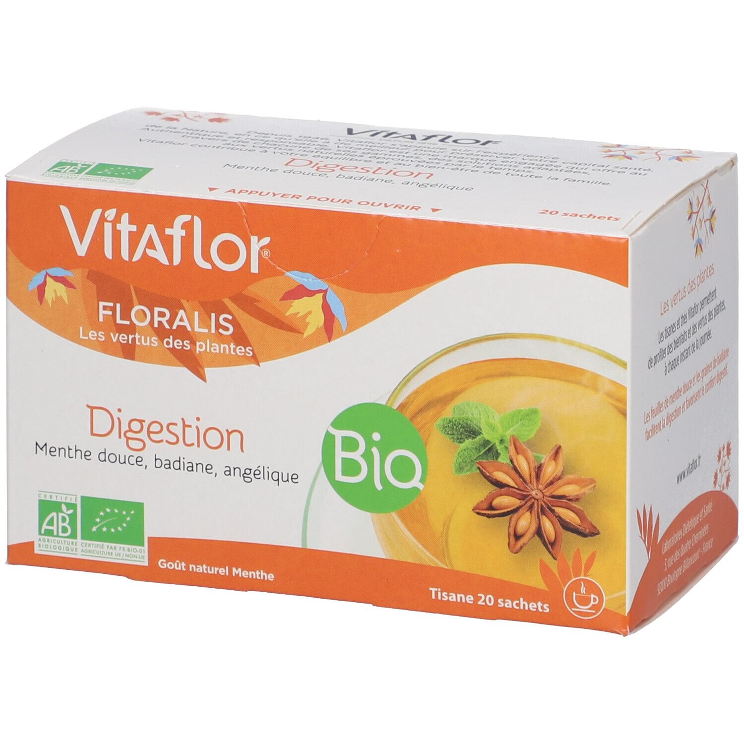 Vitaflor tisane digestion bio