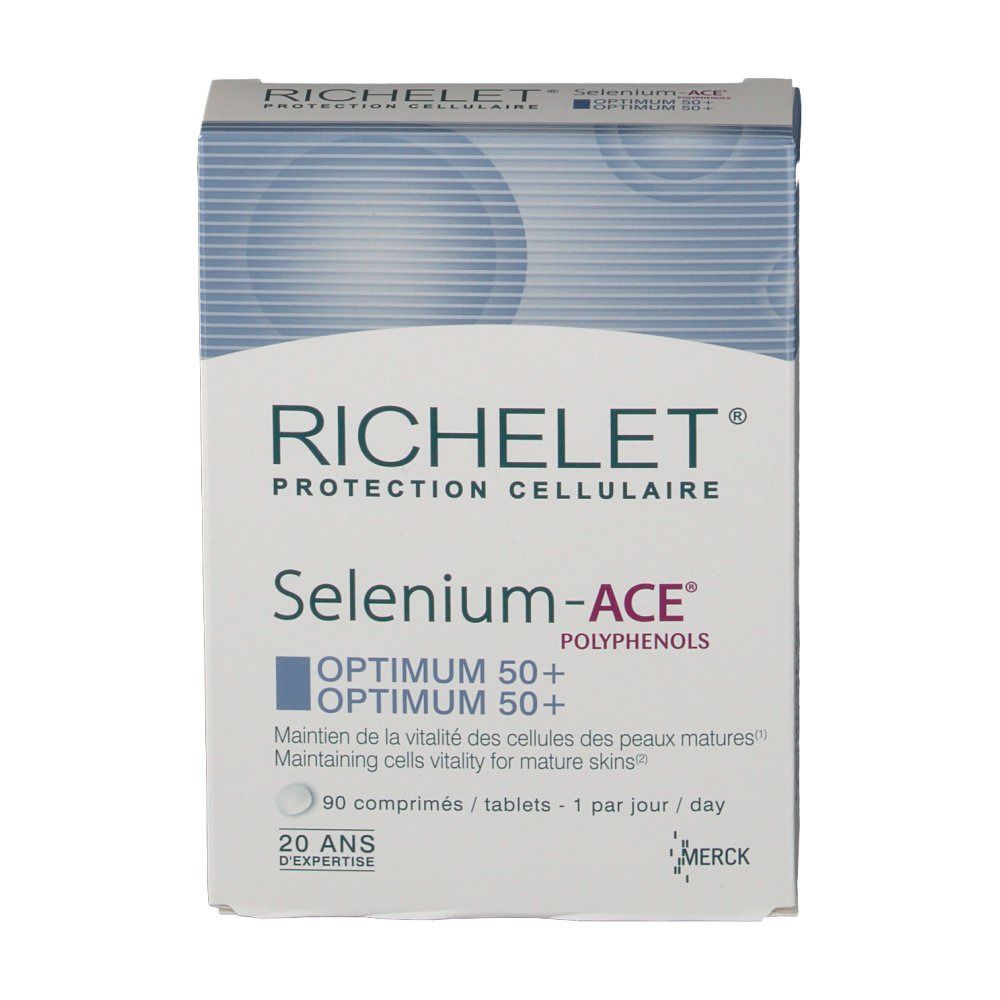 Merck Richelet® Sélénium ACE  Optium 50+ anti-âge