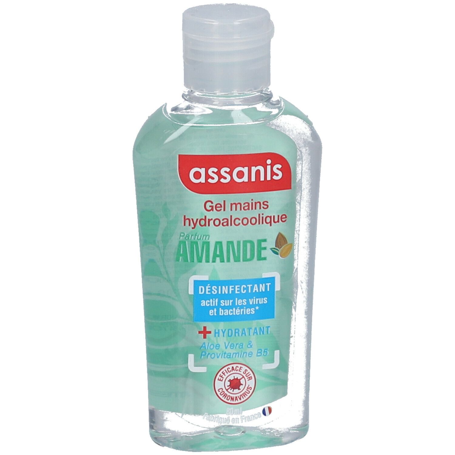 assanis Pocket Girls gel anti-bactérien amande douce