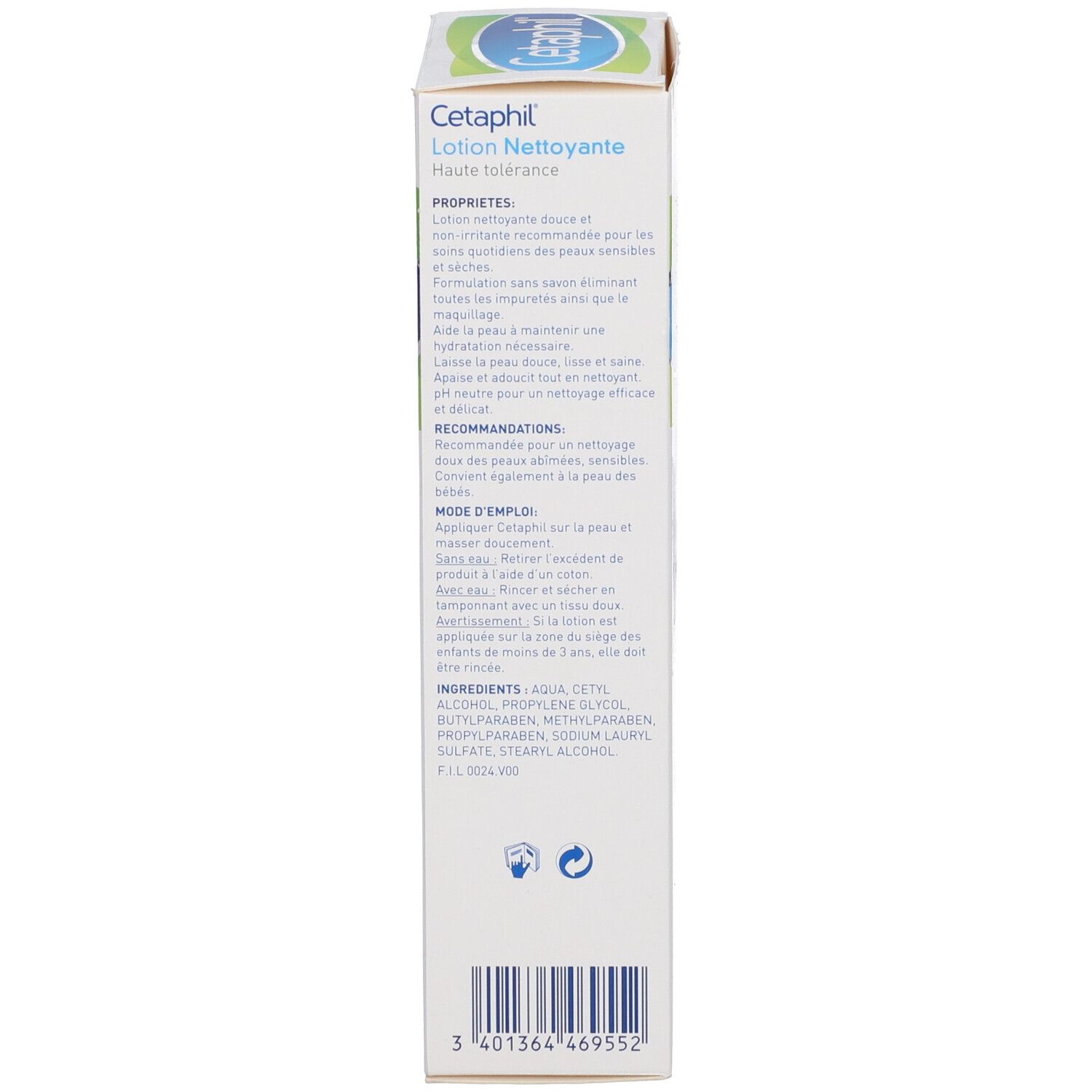 Cétaphil lotion nettoyante
