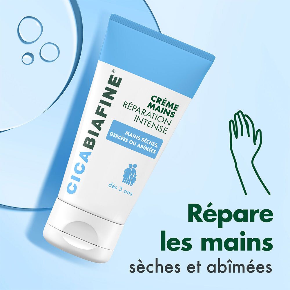 CicaBiafine Crème Mains Réparation Intense