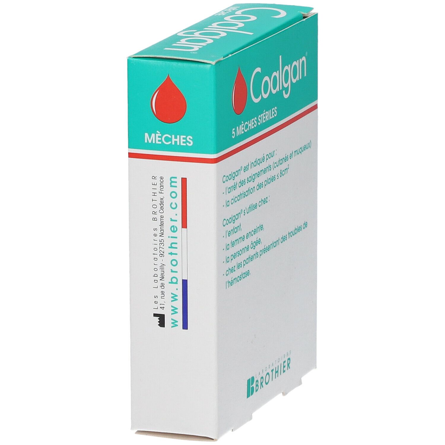 Coalgan - Coton hydrophile pour le nez - My Pharmacie Box