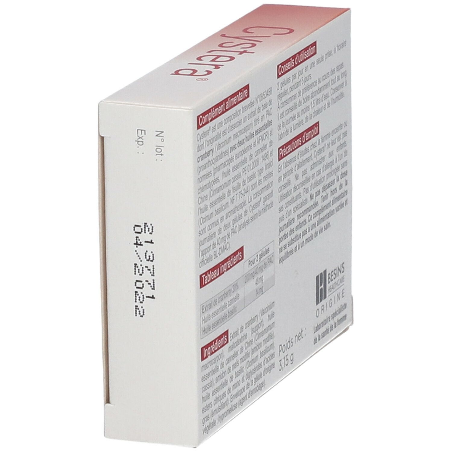 Cystera premium cranberry