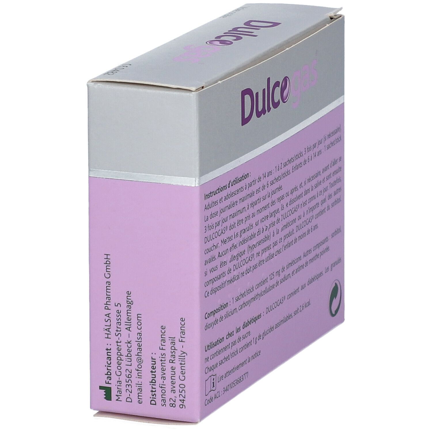 Dulcogas® Poudre pour solution buvable