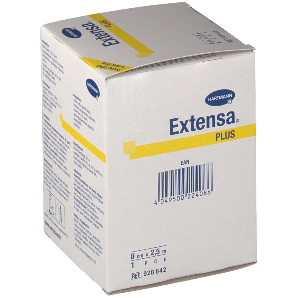 Hartmann Extensa® Plus bande adhésive élastique 2,5 m x 8 cm